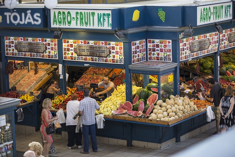 Ungarn, Hungary, Budapest, Markthalle, market hall