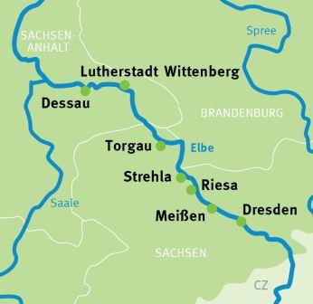 elbe, radweg, cycle path, dresden, dessau, wittenberg