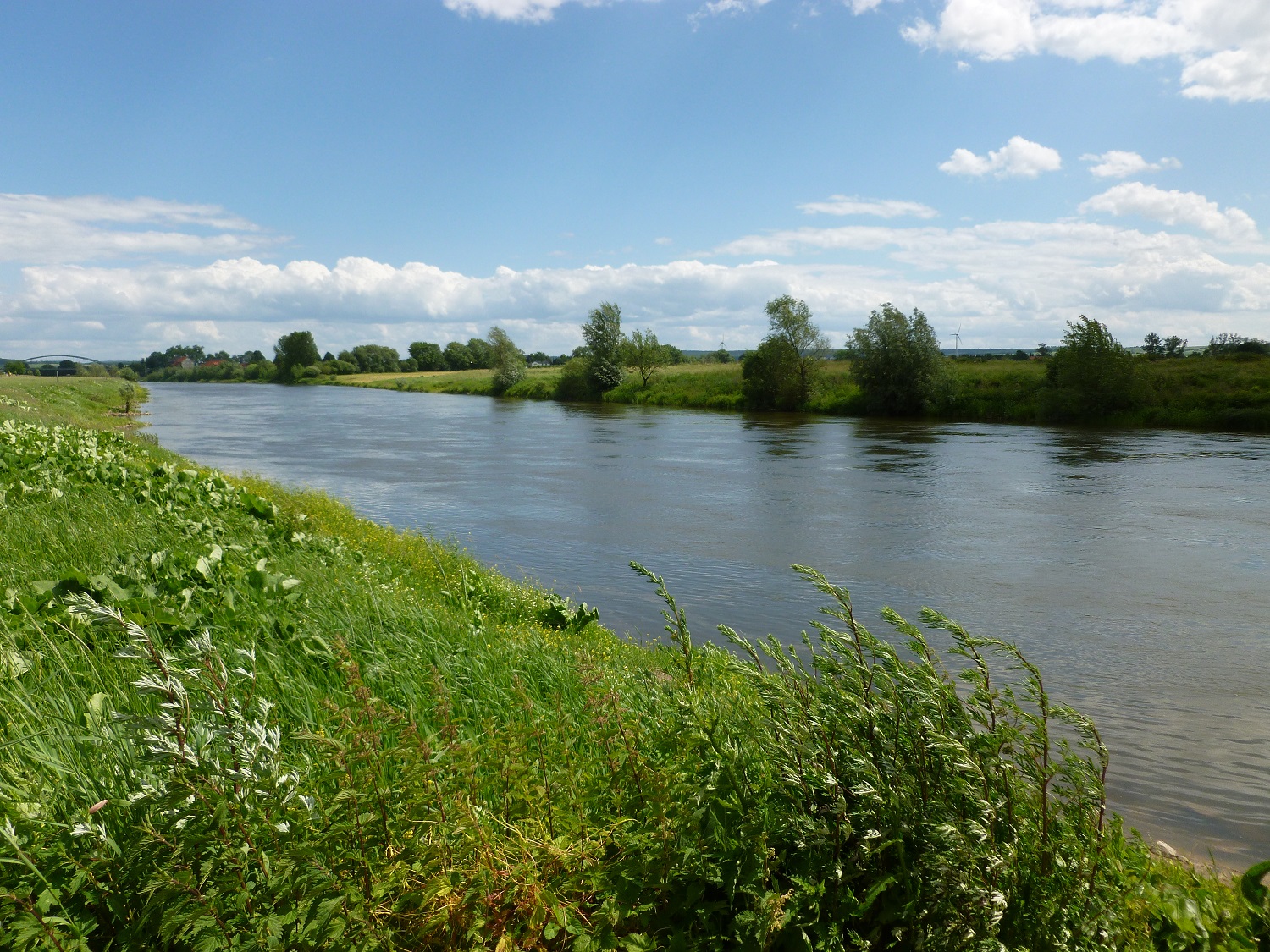 deutschland, germany, weser, weserradweg, weser cycle path, hann muenden, bremen