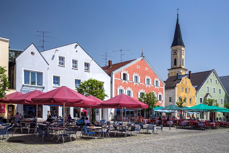 deutschland, germany, altmuehl, altmuehltal, cycle path, regensburg, rothenburg