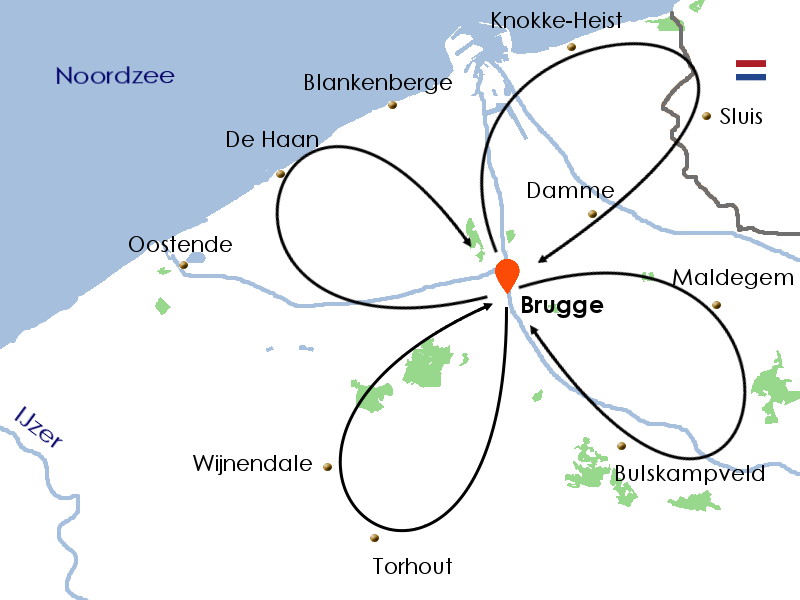 belgien, belgium, bruegge, bruges, oostende, de haan, sternfahrt, home-based