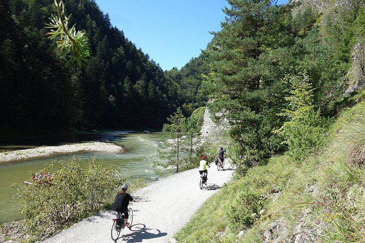 Polen, poland, dunajec, dunajecradweg, dunajec cycle path, krakau, krakow