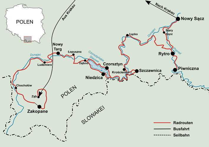 Polen, poland, dunajec, dunajecradweg, dunajec cycle path, krakau, krakow