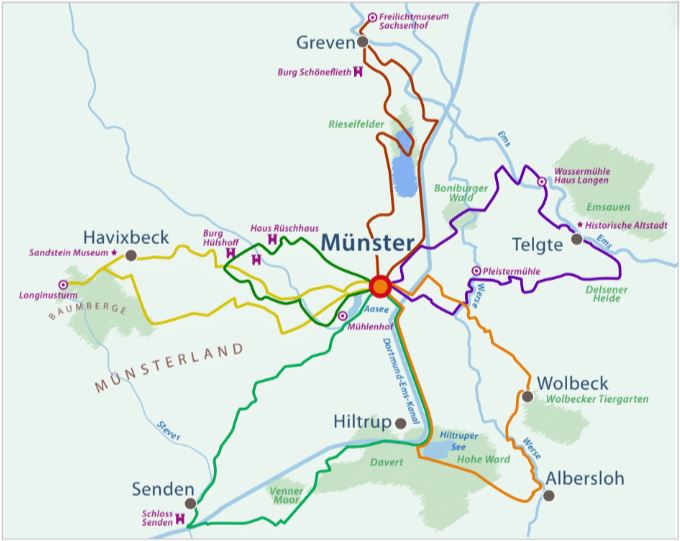 deutschland, germany, muenster, sternfahrt, home-based